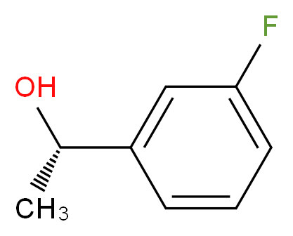 (1S)-1-(3-fluorophenyl)ethan-1-ol_分子结构_CAS_126534-32-5