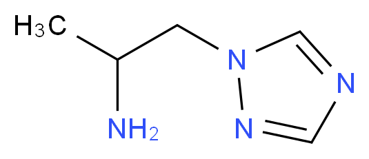 1-Methyl-2-[1,2,4]triazol-1-yl-ethylamine_分子结构_CAS_)