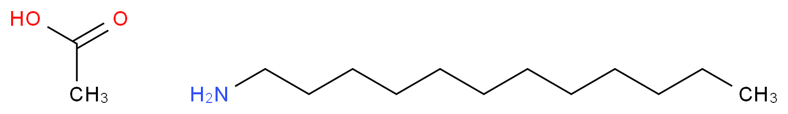 n-DODECYLAMINE ACETATE_分子结构_CAS_2016-56-0)