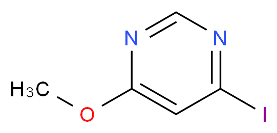 4-iodo-6-methoxypyrimidine_分子结构_CAS_161489-05-0