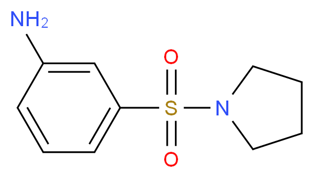 3-(Pyrrolidin-1-ylsulphonyl)aniline_分子结构_CAS_)