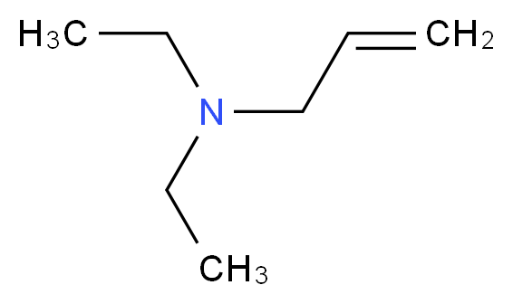 diethyl(prop-2-en-1-yl)amine_分子结构_CAS_5666-17-1
