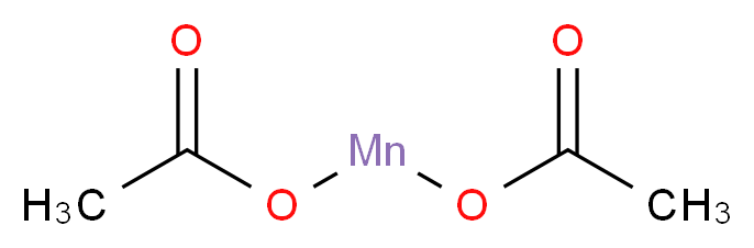 (acetyloxy)manganio acetate_分子结构_CAS_638-38-0