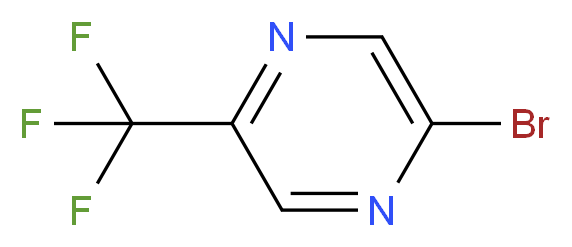 2-bromo-5-(trifluoromethyl)pyrazine_分子结构_CAS_1196152-38-1