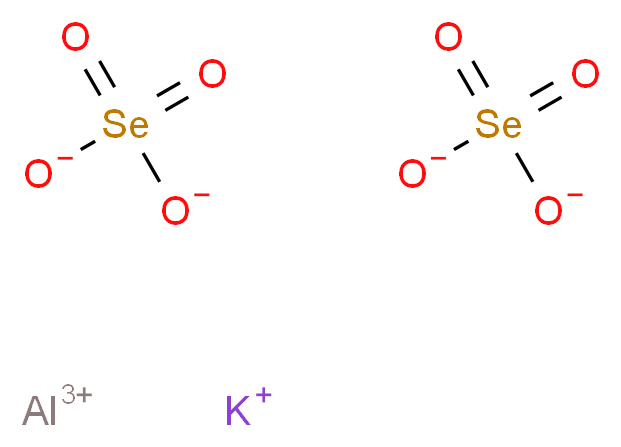 aluminium(3+) ion potassium diselenate_分子结构_CAS_13530-59-1