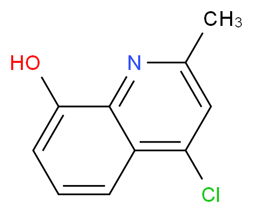 4-chloro-2-methylquinolin-8-ol_分子结构_CAS_28507-46-2