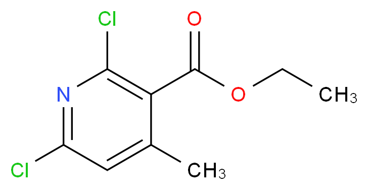 Ethyl 2,6-dichloro-4-methylnicotinate_分子结构_CAS_108130-10-5)