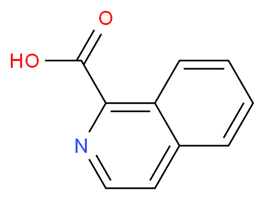 异喹啉-1-羧酸_分子结构_CAS_486-73-7)