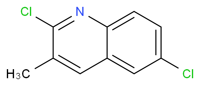 2,6-dichloro-3-methylquinoline_分子结构_CAS_132118-32-2