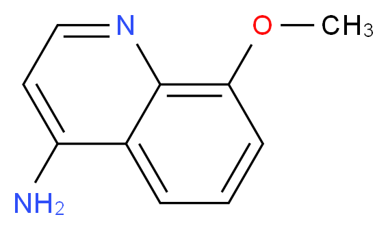 8-methoxyquinolin-4-amine_分子结构_CAS_)