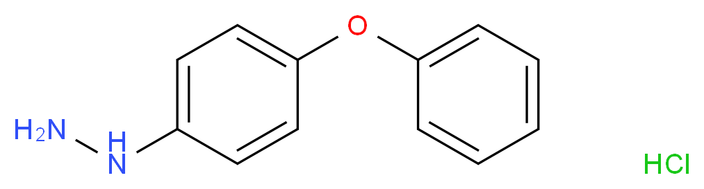 4-(Phenoxy)phenylhydrazine hydrochloride_分子结构_CAS_60481-02-9)