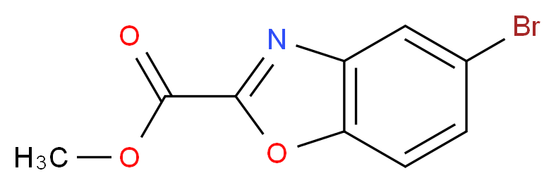 Methyl 5-bromobenzo[d]oxazole-2-carboxylate_分子结构_CAS_954239-61-3)