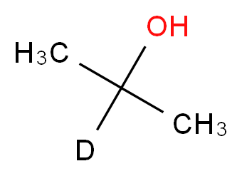 (2-<sup>2</sup>H)propan-2-ol_分子结构_CAS_3972-26-7