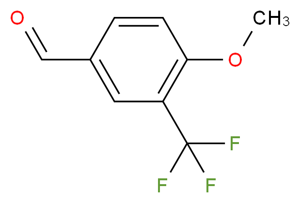 4-Methoxy-3-(trifluoromethyl)benzaldehyde_分子结构_CAS_)