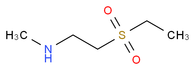 [2-(ethanesulfonyl)ethyl](methyl)amine_分子结构_CAS_128696-32-2