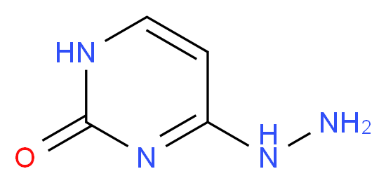 4-hydrazinyl-1,2-dihydropyrimidin-2-one_分子结构_CAS_3310-41-6