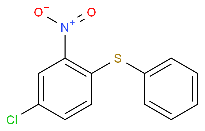 4-chloro-2-nitro-1-(phenylthio)benzene_分子结构_CAS_4548-56-5)