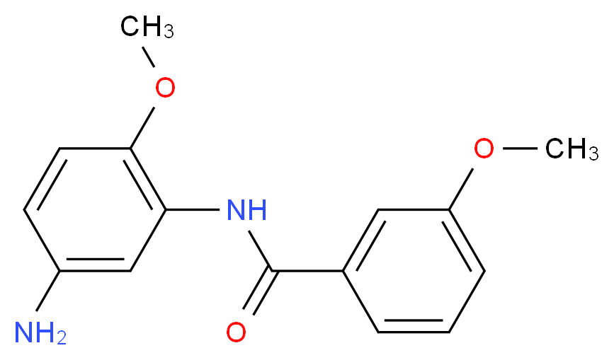 N-(5-Amino-2-methoxyphenyl)-3-methoxybenzamide_分子结构_CAS_)