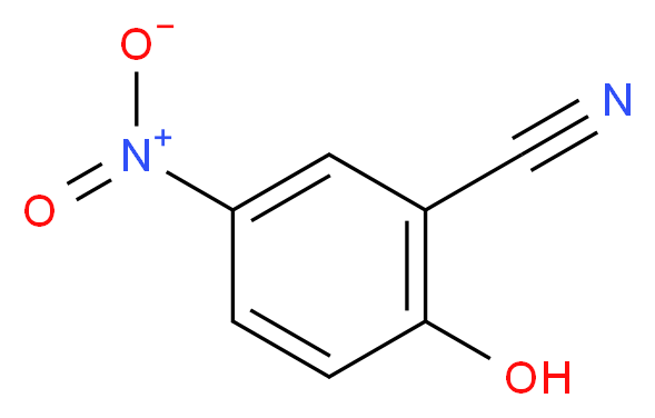 2-hydroxy-5-nitrobenzonitrile_分子结构_CAS_)