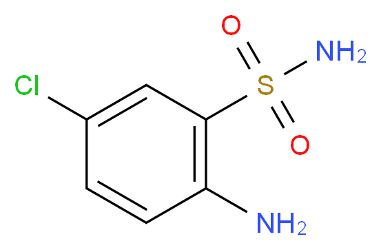 2-amino-5-chlorobenzene-1-sulfonamide_分子结构_CAS_5790-69-2