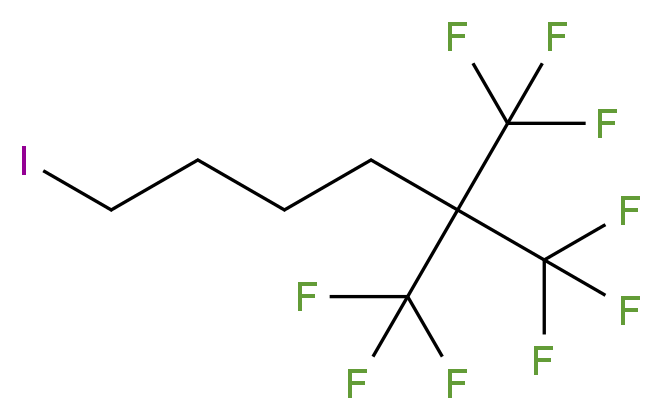 2,2-Bis(trifluoromethyl)-6-iodo-1,1,1-trifluorohexane_分子结构_CAS_)