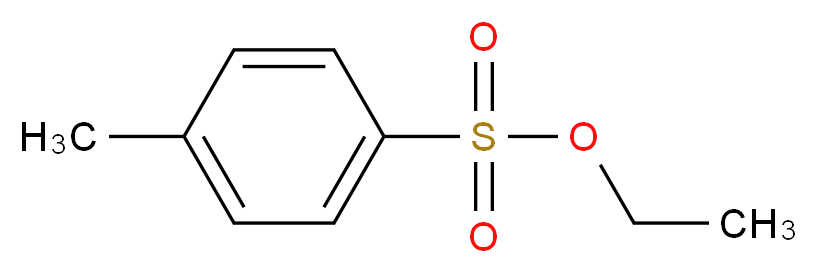 Ethyl toluene-4-sulphonate_分子结构_CAS_80-40-0)