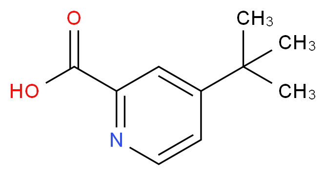 4-tert-butylpyridine-2-carboxylic acid_分子结构_CAS_42205-74-3