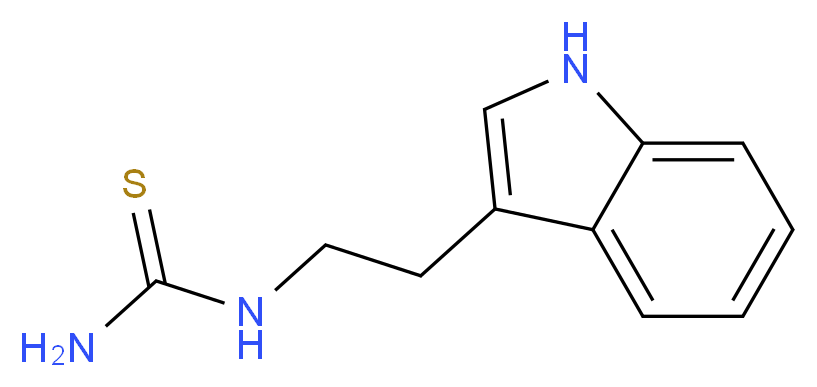 1-(2-(1H-indol-3-yl)ethyl)thiourea_分子结构_CAS_)