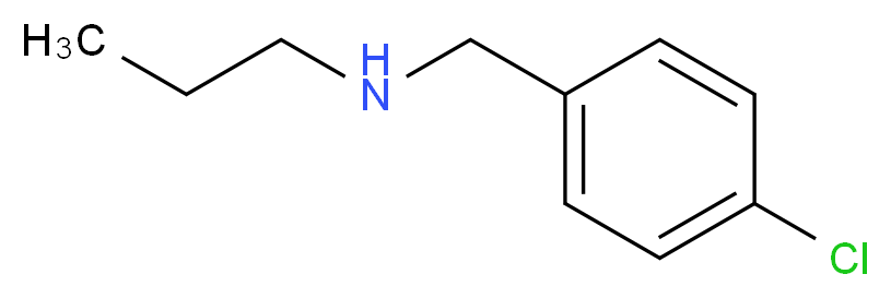 (4-chlorobenzyl)propylamine_分子结构_CAS_55245-43-7)