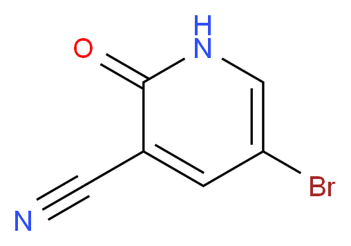 5-bromo-2-oxo-1,2-dihydropyridine-3-carbonitrile_分子结构_CAS_405224-22-8
