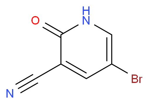 5-Bromo-3-cyano-2(1H)-pyridinone_分子结构_CAS_405224-22-8)