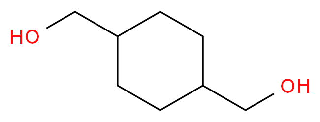 [4-(hydroxymethyl)cyclohexyl]methanol_分子结构_CAS_105-08-8