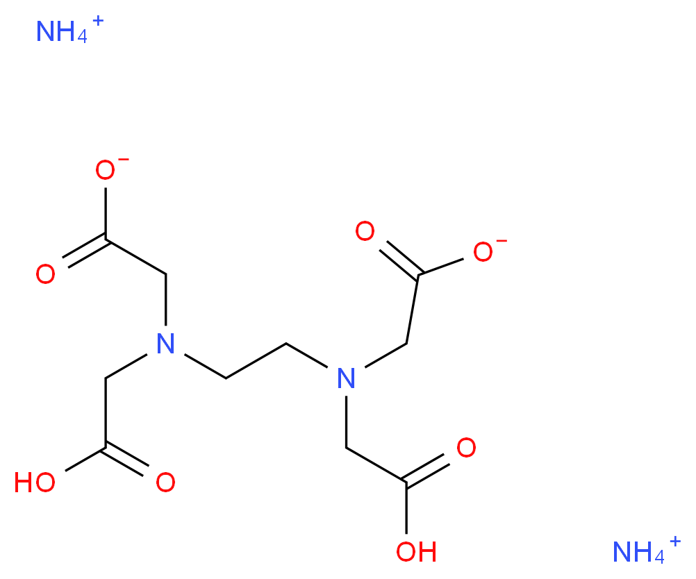 diammonium 2-({2-[(carboxylatomethyl)(carboxymethyl)amino]ethyl}(carboxymethyl)amino)acetate_分子结构_CAS_20824-56-0