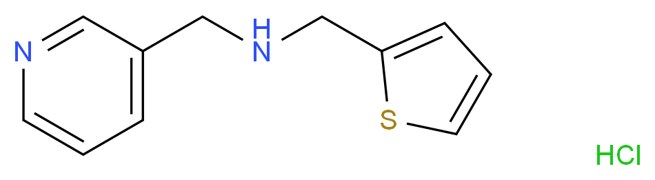 Pyridin-3-ylmethyl-thiophen-2-ylmethyl-amine hydrochloride_分子结构_CAS_)