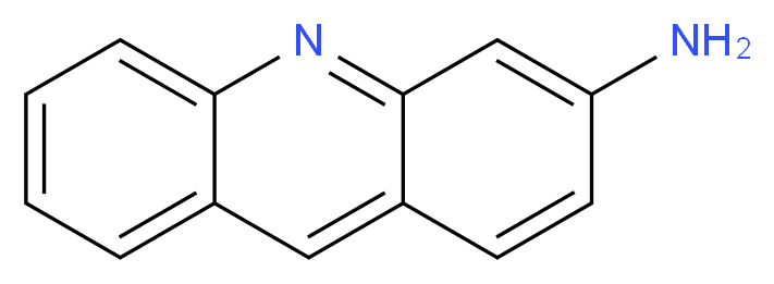 3-Aminoacridine_分子结构_CAS_581-29-3)