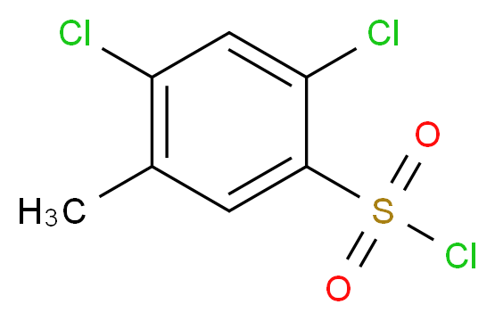 2,4-dichloro-5-methylbenzenesulfonyl chloride_分子结构_CAS_28286-86-4)
