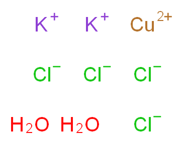 CUPRIC POTASSIUM CHLORIDE_分子结构_CAS_10085-76-4)