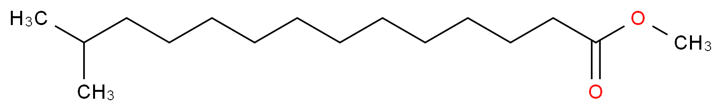 Methyl 13-methylmyristate_分子结构_CAS_5129-59-9)