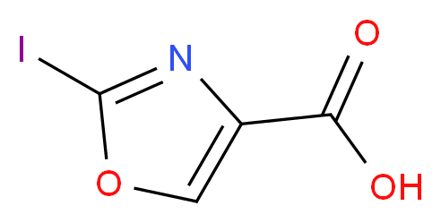 2-iodo-1,3-oxazole-4-carboxylic acid_分子结构_CAS_1257849-68-5