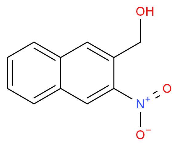 3-Nitronaphthalene-2-methanol_分子结构_CAS_73428-04-3)