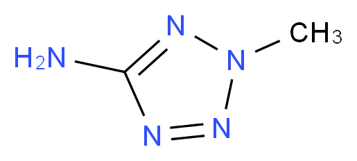 5-Amino-2-methyl-2H-tetrazole_分子结构_CAS_6154-04-7)