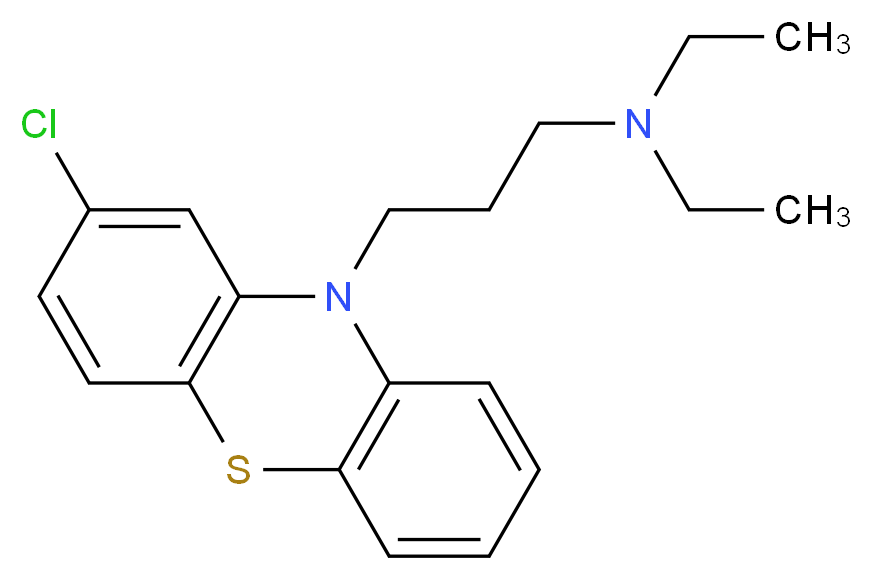 Chlorproethazine_分子结构_CAS_84-01-5)