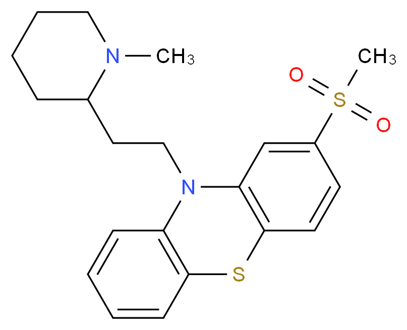 Thioridazine 2-Sulfone_分子结构_CAS_14759-06-9)