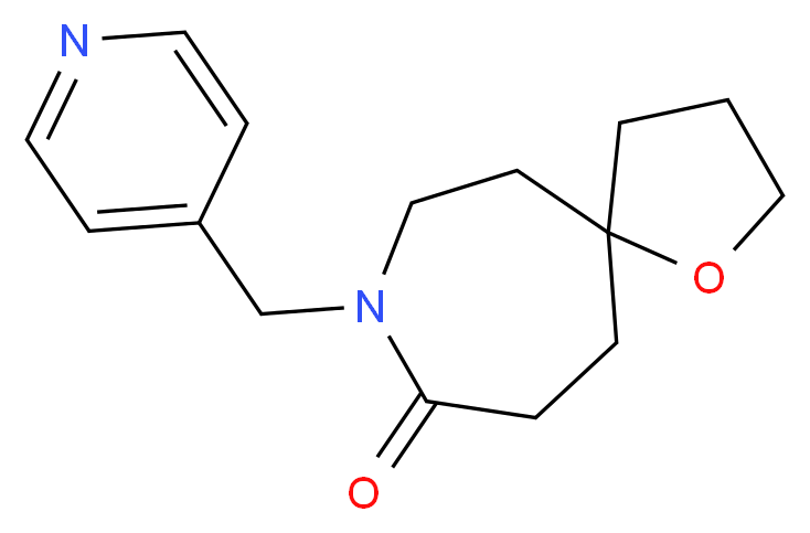 8-(4-pyridinylmethyl)-1-oxa-8-azaspiro[4.6]undecan-9-one_分子结构_CAS_)