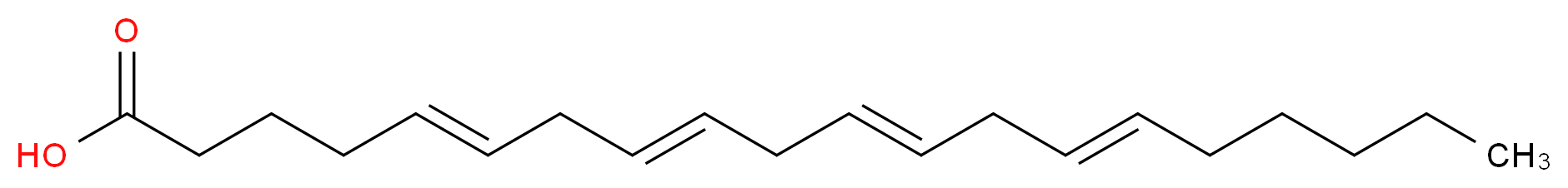 (5E,8E,11E,14E)-icosa-5,8,11,14-tetraenoic acid_分子结构_CAS_506-32-1