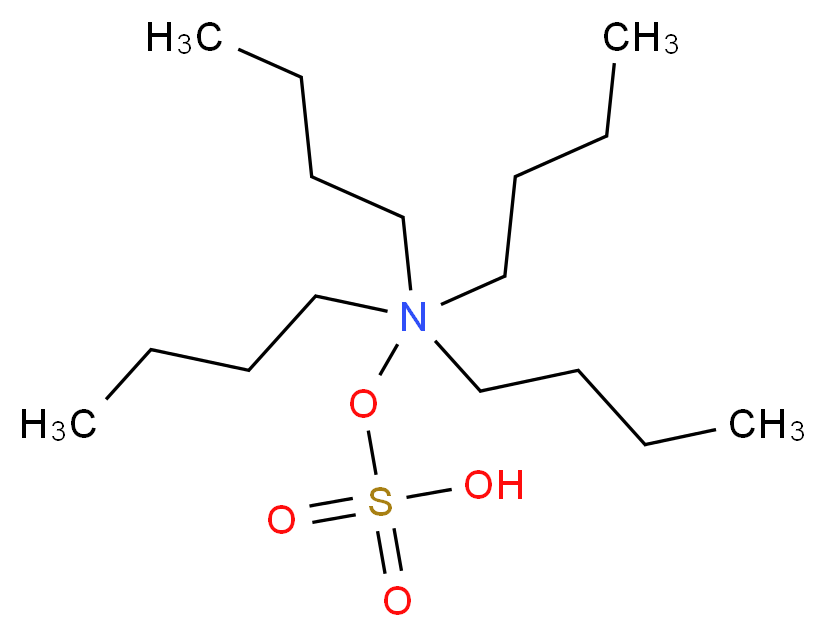 TETRABUTYLAMMONIUM HYDROGEN SULFATE, HPLC GRADE_分子结构_CAS_)
