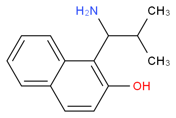 1-(1-amino-2-methylpropyl)naphthalen-2-ol_分子结构_CAS_915866-74-9