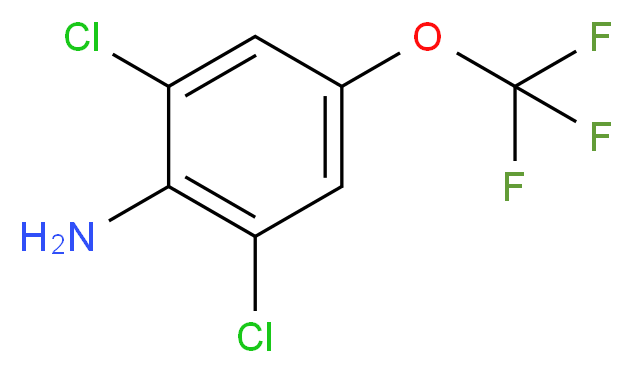 2,6-二氯-4-(三氟甲氧基)苯胺_分子结构_CAS_99479-66-0)