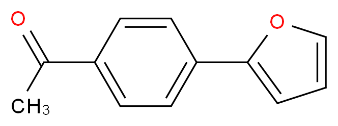 1-[4-(2-Furyl)phenyl]ethanone_分子结构_CAS_35216-08-1)