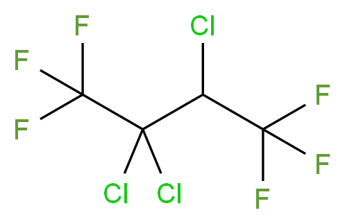 2,2,3-trichloro-1,1,1,4,4,4-hexafluorobutane_分子结构_CAS_378-84-7